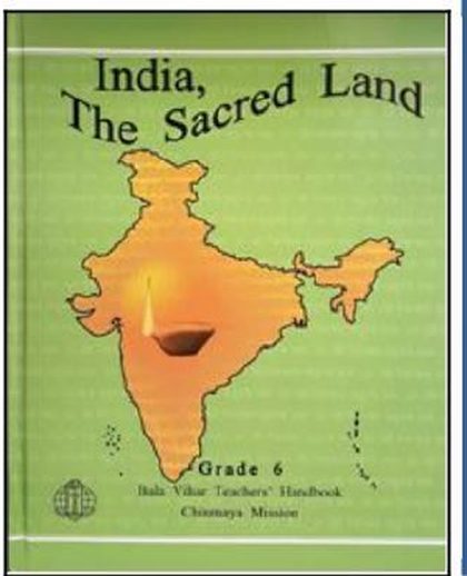 India, The Sacred Land textbook cover